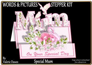 Words & Pictures Stepper Mini-kit - Special Mum
