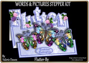 Words & Pictures Stepper Mini-kit - Flutter-by
