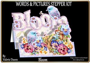 Words & Pictures Stepper Mini-kit - Bloom