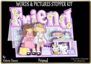 Words & Pictures Stepper Mini-kit - Friend