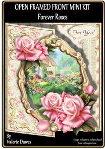 Open Frame Front Mini Kit - Forever Roses