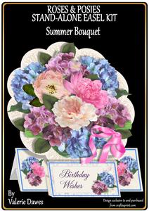Roses & Posies Stand Alone Easel Kit - Summer Bouquet