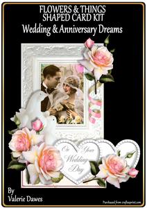 Flowers & Things Shaped Card Kit - Wedding & Anniversary