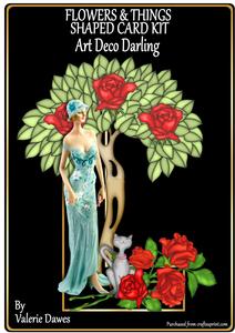 Flowers & Things Shaped Card Kit - Art Deco Darling
