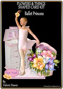 Flowers & Things Shaped Card Kit - Ballet Princess
