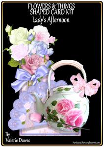 Flowers & Things Shaped Card Kit - Lady's Afternoon