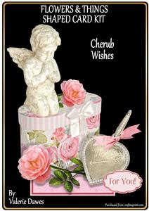 Flowers & Things Shaped Card Kit - Cherub Wishes
