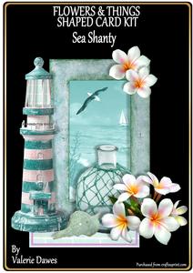 Flowers & Things Shaped Card Kit - Sea Shanty