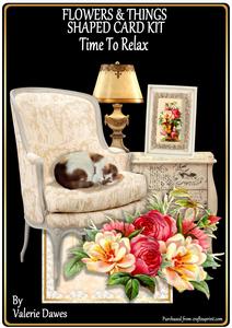 Flowers & Things Shaped Card Kit - Time to Relax
