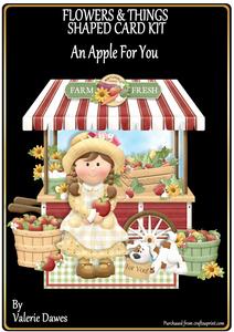 Flowers & Things Shaped Card Kit - an Apple for You