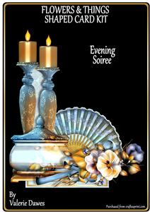 Flowers & Things Shaped Card Kit - Evening Soiree