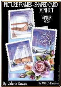 Picture Frames Mini-kit - Winter Rose