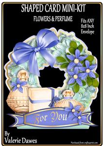 Shaped Card Mini-kit - Flowers & Perfume