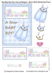 Choochoo and Rompers - Best of Both Worlds Card Front/topper