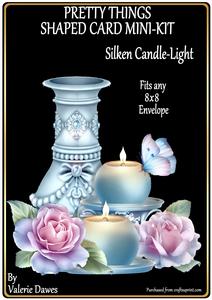 Pretty Things Shaped Card Mini-kit - Silken Candle-light