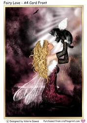 Fairy Love - A4 Card Front