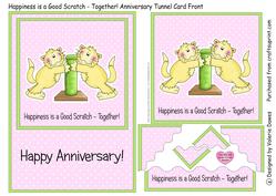 A Good Scratch - Together! Anniversary Tunnel Card Front