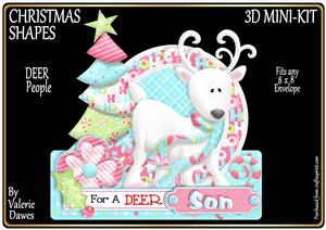 Christmas Shapes Mini-kit - Deer People