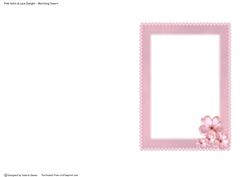 Pink Satin and Lace Delight - Insert