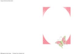 Drapes, Butterfly & Roses - Insert