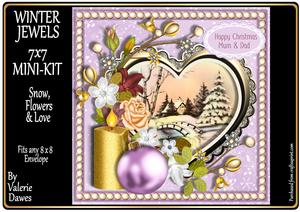 Winter Jewels Snow, Flowers & Love