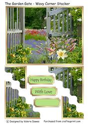 The Garden Gate - Wavy Corner Stacker