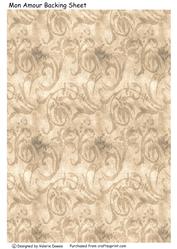 Mon Amour Backing Sheet