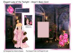 Elegant Lady of the Twilight - Sheet 1 Basic Card