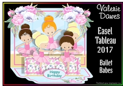Easel Tableau - Ballet Babes