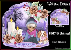 Easel Tableau 2 - HURRY UP Christmas!