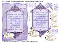 My Darling, You're the Reason - Anniversary/birthday