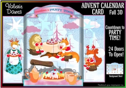 ADVENT CALENDAR CARD - Forest Tea Party