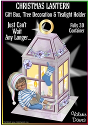 CHRISTMAS LANTERN - Gift, Box, Tree Decoration & Tea-light Holder - Just Cant Wait Any Longer..