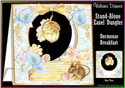 STAND-ALONE EASEL DANGLER - Dormouse Breakfast