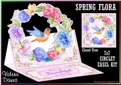 CIRCLET EASEL KIT - Spring Flora