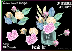 Peonie Jar