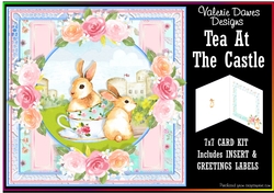 7x7 Card Front - Tea At The Castle