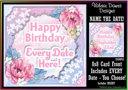 8x8 CARD FRONT - Name The Date!