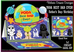 CIRCLET EASEL KIT - YODA Best Dad Ever!