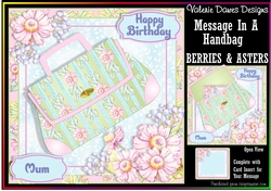 MESSAGE IN A HANDBAG - Berries & Asters