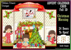 ADVENT CALENDAR CARD - Christmas Morning