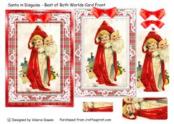 Santa in Disguise - Best of Both Worlds Card Front