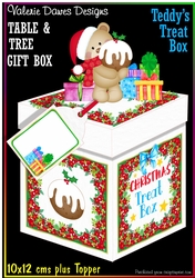 Table & Tree Gift Box - Teddys Treat Box