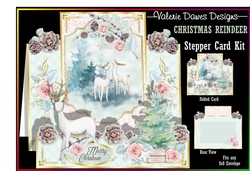 FRAME STEPPER CARD - Christmas Reindeer