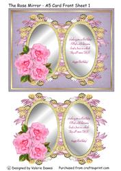 The Rose Mirror - A5 Card Front Sheet 1