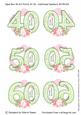 Open Box 3D Kit Pretty at 30 - Additional Numbers 40/50/60