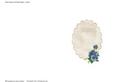 Blue Pansies and Faded Papers - Insert Sheet