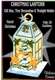 CHRISTMAS LANTERN - Gift, Box, Tree Decoration & Tea-light Holder - Forest Christmas
