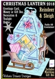CHRISTMAS GIFT LANTERN CARD - Reindeer and Sleigh