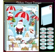 BOX CARD WITH STAND - Christmas Arrives